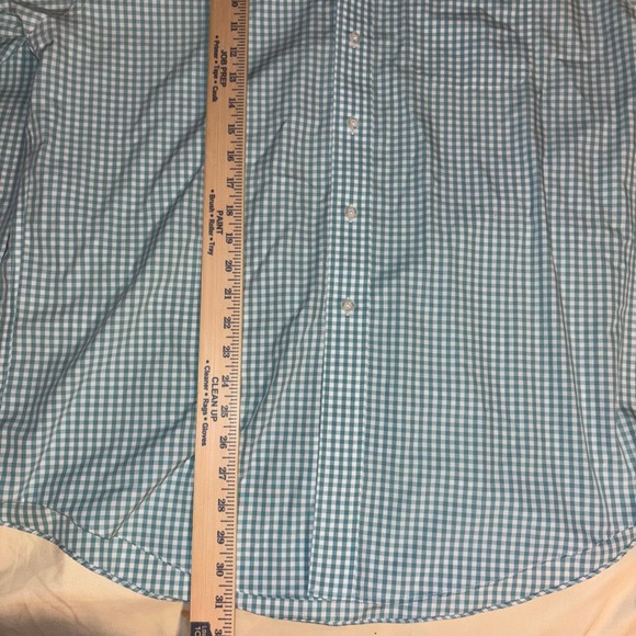 Brooks Brothers Mens L Gingham Check Non-Iron Supima Cotton Button Down Shirt - Picture 3 of 5